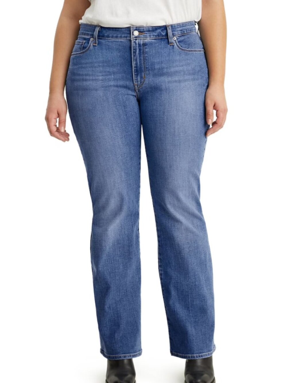 Levi's 415 Classic Bootcut jeans medium wash Sz 14W women's